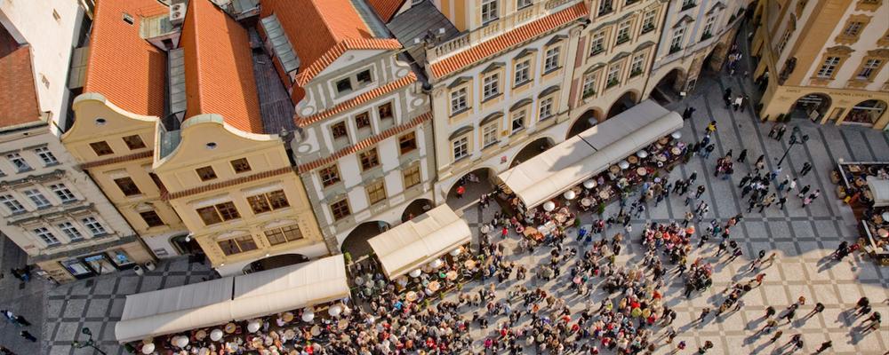 Old Town from above HDR